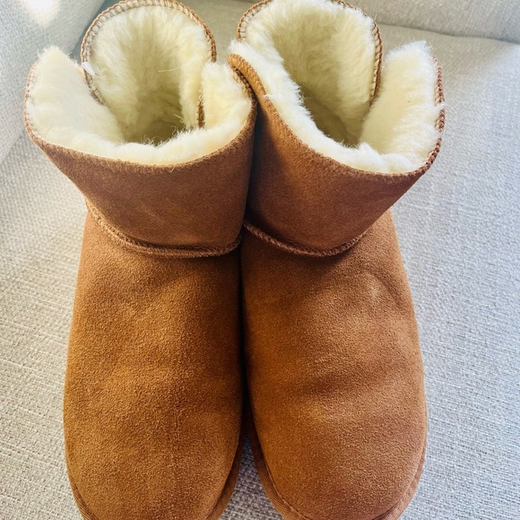 Tommy Bahama winter Brown Shearling Boots sz 10 - Picture 3 of 9
